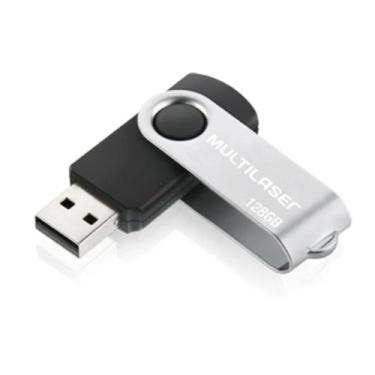 Imagem de Pen Drive TWIST 128GB USB Leitura 10MB/S e Gravacao 3MB/S Preto Multil