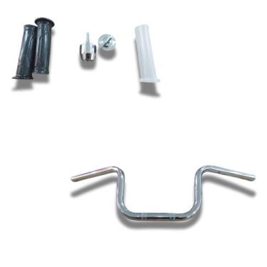 Imagem de Guidão Para Titan150 2022 A 2023 Com Pezinho Manopla E Roldana - Kvell