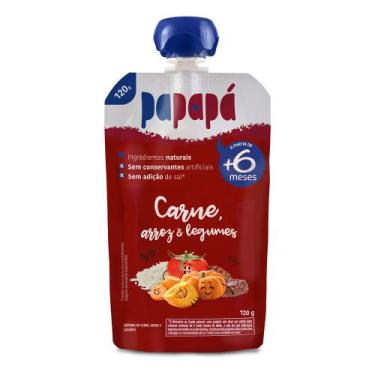 Imagem de Papinha Papapá Sabor Carne Arroz e Legumes 6+ Meses 120g