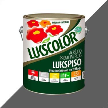 Imagem de Tinta piso lukspiso cinza chumbo 3600ml - LUKSCOLOR