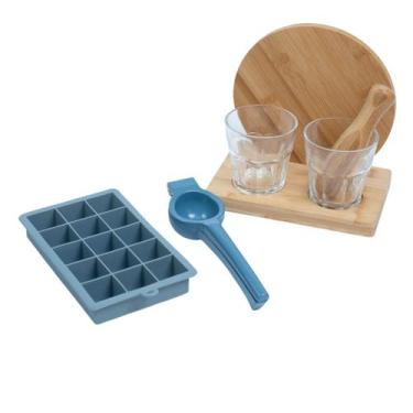 Imagem de Kit espremedor de limão forma e kit caipirinha 7 pçs -Oikos, U, UNICA