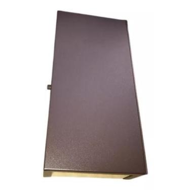 Imagem de Arandela Opaca Parede Muro Externa Interna 1090 - Marrom - Bruno Acaba