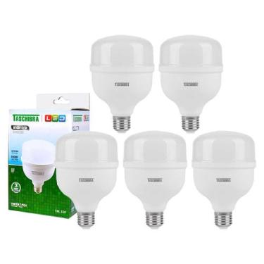 Imagem de Kit 5 Lâmpada High Led 20w Alta Potência 6500k Branco Frio - Taschibra