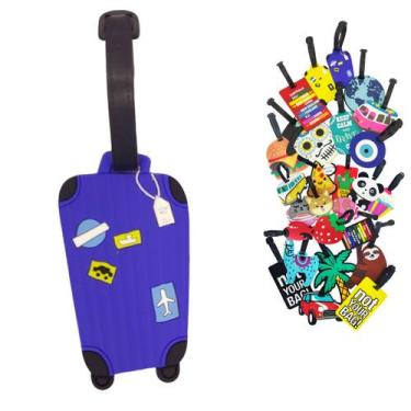 Imagem de Identificador De Mala De Viagem Tag de Bagagem Avião Férias Etiqueta S