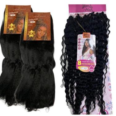 Imagem de Kit 2 Jumbo E Cabelo Cacheado Orgânico Gypsy Braids + Aneis - bbless, 