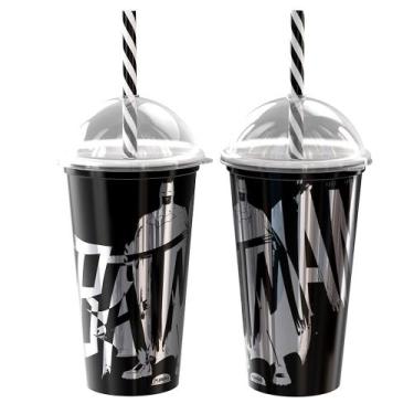 Imagem de Copo Infantil do Batman Premium Plasútil 500ML - 2 unidades - Plasutil