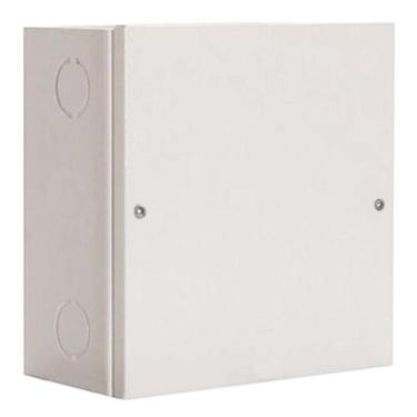 Imagem de Caixa de Passagem Sobrepor 120x120mm Cinza Metal IP-44 Gomes, Cinza
