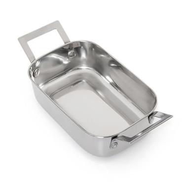 Imagem de Mini travessa aço inox com alças - 13 cm - GOURMET MIX