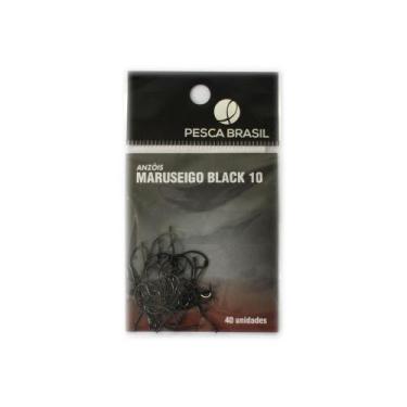 Imagem de Anzol Maruseigo Black 10 40 Unidades - Pesca Brasil