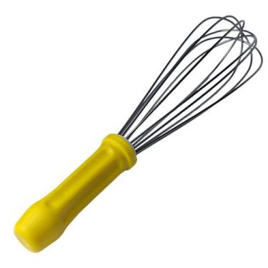 Imagem de Batedor tipo pera 30cm inox amarelo bpm-30 fue inox fouet inox - SOLRA
