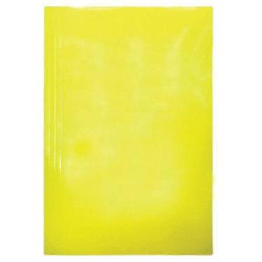 Imagem de Pasta grampo trilho plast. cartao amar. - Frama