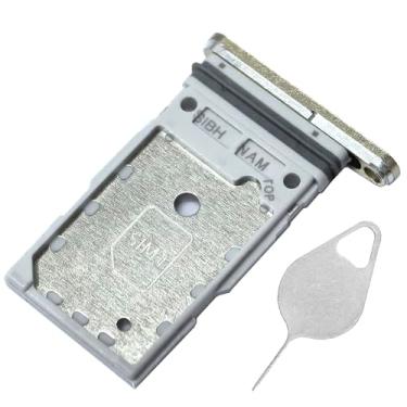 Imagem de Suporte para Galaxy S24 Ultra SIM Card Tray Dual Replacement S24 Ultra SIM Card Slot Holder para Samsung Galaxy S24 Ultra 5G 6,8 polegadas S928U1 SM-S928U Peça de reparo de bandeja de cartão SIM com