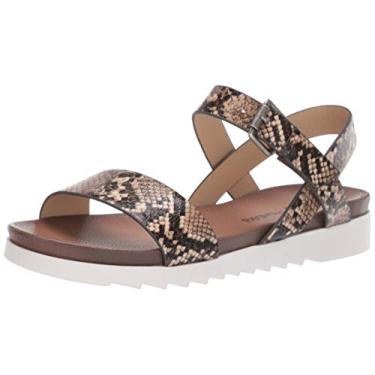 Imagem de Dirty Laundry Sandália rasteira feminina Caylee, Cobra natural, 36