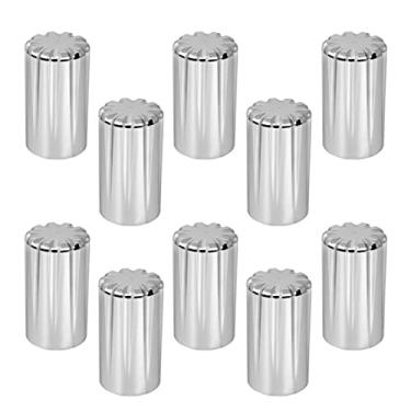 Imagem de GG Grand General 10305SP 33 mm X 9,5 cm Tampa de porca parafuso Torx de plástico cromado 10 peças