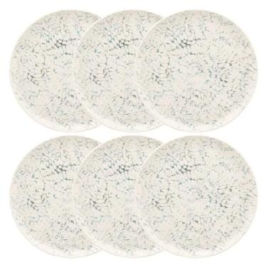 Imagem de Conjunto De Pratos Rasos 06 Peças Flat Tie-dye Oxford