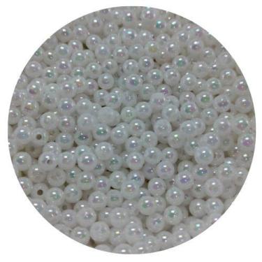 Imagem de Miçanga abs bola 300 pçs 5mm ideal para bijuterias e artesanatos em ge