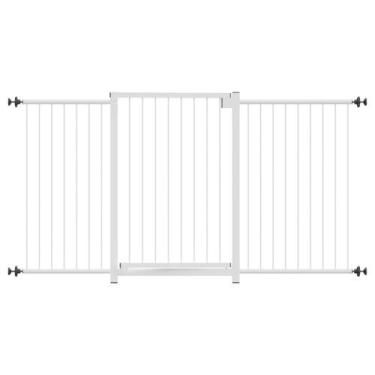 Imagem de Grade portãozinho pet bebê divisor ambiente corredor 70 cm 100 cm até 
