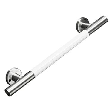 Imagem de Compacto Trilhos de segurança de banheiro de aço inoxidável Trilhos de banheiro para banheiro fácil de instalar corrimão auxiliar barra de apoio apoio de braço simples engrossado Estrutura de suporte