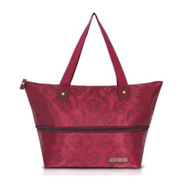 Imagem de Bolsa Feminina Expansivel Essencial 2 Jacki Design Vinho