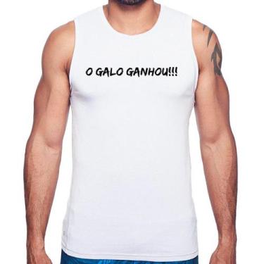 Imagem de Regata O GALO GANHOU!!! - Foca na Moda, Branco, G