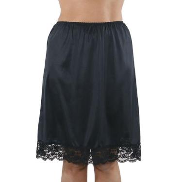 Imagem de Anagua Demillus 011502 Chantal Poliamida T. P/EG, G, 27, Preto