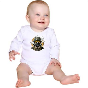 Imagem de Body intantil Soldado alemao mascara de gas - Alearts, GG