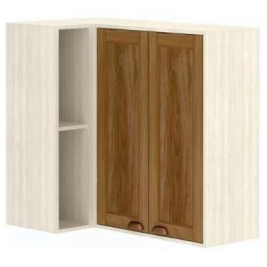 Imagem de Armario Aéreo de Canto Luciane Sofia 2 Portas Moscato - Luciane Móveis