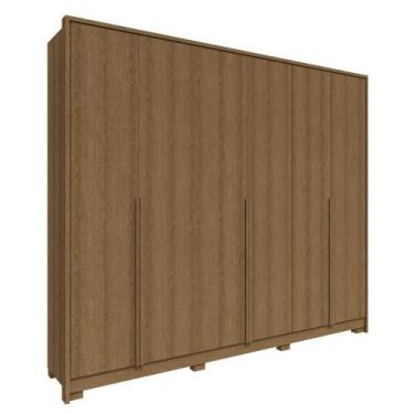 Imagem de Guarda Roupa Casal 6 Portas New Guarapari - Móveis Rimo, Jequitibá