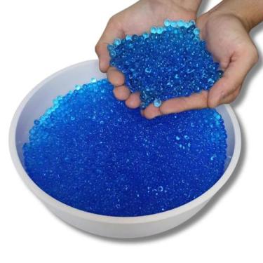 Imagem de Bolinhas Gel 10000 Mil Bolinhas leve Facil  Azul Desidratadas Alta Qua