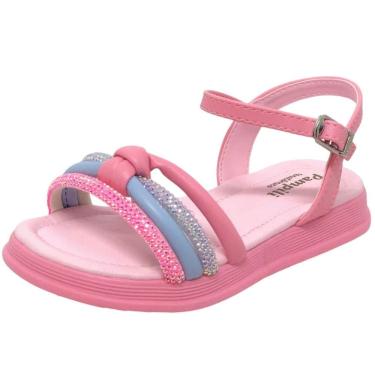 Imagem de Sandalia Infantil Menina Conforto Colorida Flower Pampili