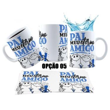 Imagem de Caneca 325ml Presente Dia Dos Pais Te Amo, Parceiro, Amigo - LARANJA E