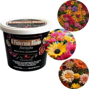 Imagem de Fertilizante Poderoso Adubo Floração 90 G Terral Faz 90 litros