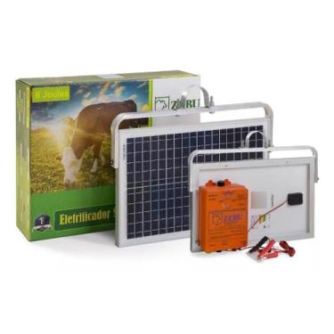 Imagem de Aparelho Choque Cerca Rural Solar 120km 4,66 Joules Zebu