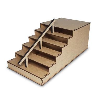 Imagem de Pista Skate de Dedo Corrimão Degraus Fingerboard Madeira Mdf - ATACADÃ