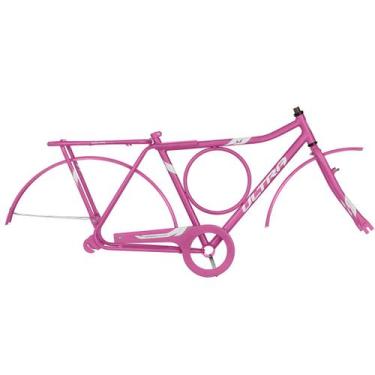 Imagem de Kit Quadro Ultra Bikes Stronger Cp Us26, Rosa, Aro 26