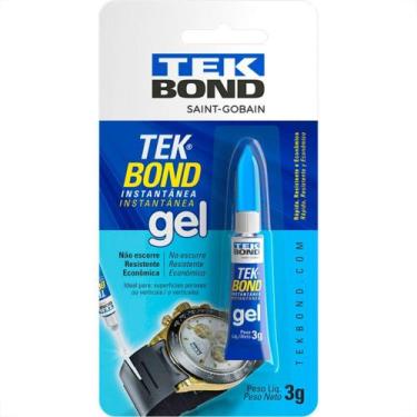Imagem de Cola Instantanea Tekbond 3G. Blister