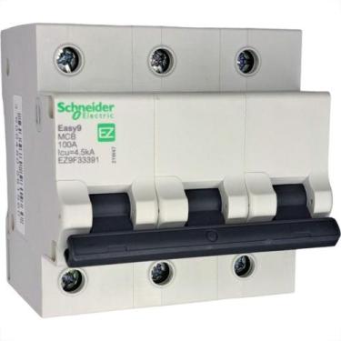 Imagem de Disjuntor Schneider ''Din'' Tripolar 100A. C