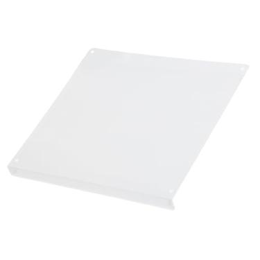 Imagem de Tábua de Corte Acrílica TOPINCN Com Borda Contrária, Placa de Corte Transparente para Bancada Com Silicone Antiderrapante, Protege o Balcão da Cozinha (45 * 35CM)