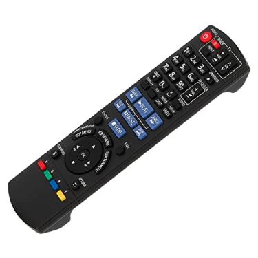 Imagem de Controle remoto de substituição N2QAKB000076 compatível com leitor de Blu-ray Disc Panasonic DMP-BD45 DMP-BD65 DMPBD85 DMP-BD655 DMP-BDT105 DMP-BDT100 DMP-BD85K DMP-BDT100P BDT-321 DMPBD45 DMPMP. BD65