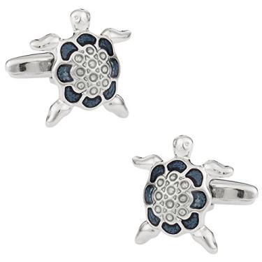 Imagem de Abotoaduras de tartaruga com caixa de apresentação Cuff-Daddy
