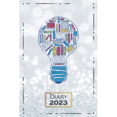 Imagem de Diary 2023: A5 (6x9) | One Week on a Double Page | From Monday to Sunday | Weekly Planner | Read Books Science | qb2