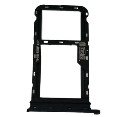 Imagem de ruichuang Suporte de bandeja de cartão SIM de substituição para Motorola Moto G60/G60S (XT2135) preto