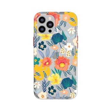 Imagem de Tech21 Evo Art Botanical Garden para iPhone 12 Pro Max – Capa protetora para telefone com proteção múltipla de 3 m e arte exclusiva