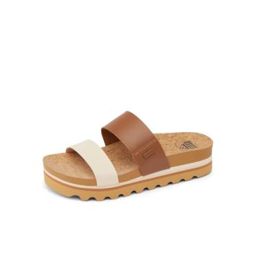Imagem de REEF Sandália feminina Cushion Vista Hi Platform, Chocolate Duo, 35