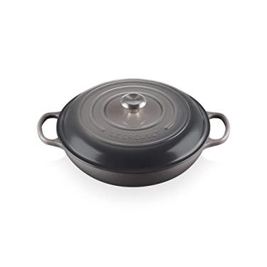 Imagem de Le Creuset Grelha de ferro fundido esmaltado, 5 qt., Oyster