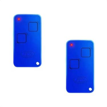 Imagem de Kit 2 Controles Remotos Rossi Portão Ntx 433 Mhz Azul