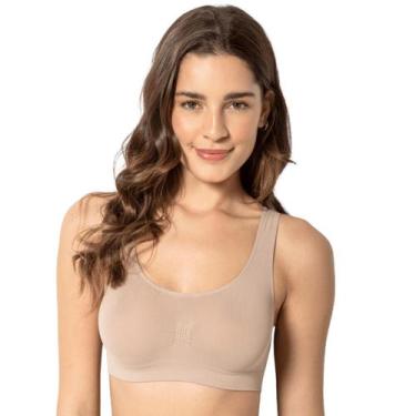 Imagem de Sutiã Top Sustentação Sem Aro e Sem Costura Trifil - CE0901, P, BegeMa