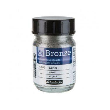 Imagem de Pigmento Oil Bronze Schmincke Metálico 50ml Silver