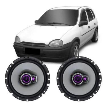Imagem de Kit Alto Falante Pioneer Dianteira Porta Gm Corsa 100w Par, Preto
