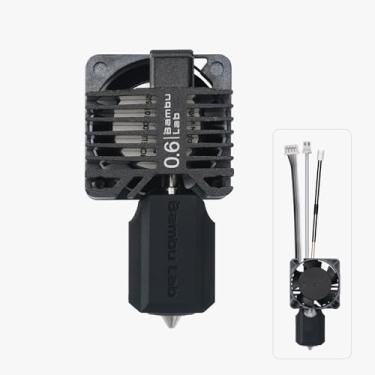 Imagem de 3DTOOLS Bambu Lab Kits Hotend De Aço Temperado Com Ventilador Para Impressora 3D X1, X1C (0,6 Mm)